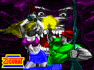 Kong title screen for ZX Spectrum